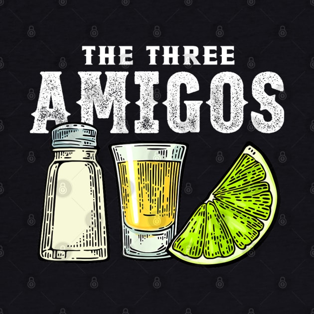 The Three Amigos Lime Salt Tequila Funny Cinco De Mayo Gifts by luxembourgertreatable